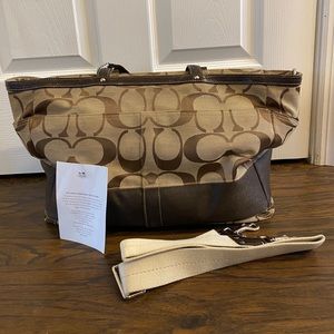 Coach Signature Collection Handbag Diaper bag